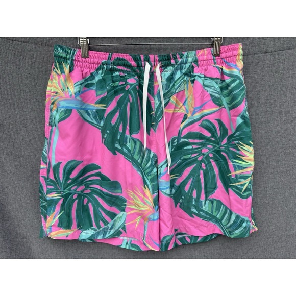 chubbies Other - Chubbies Mens 7" Lined Swim Trunks XXL The Birds of Paradise Pink‎